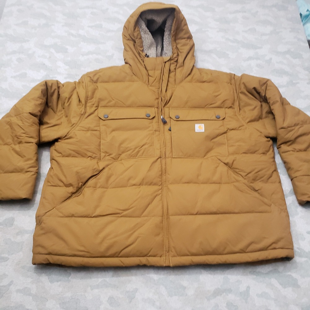 Carhartt Rain Defender Jacket Mens 3XL Green Loose Fit Hooded NWT